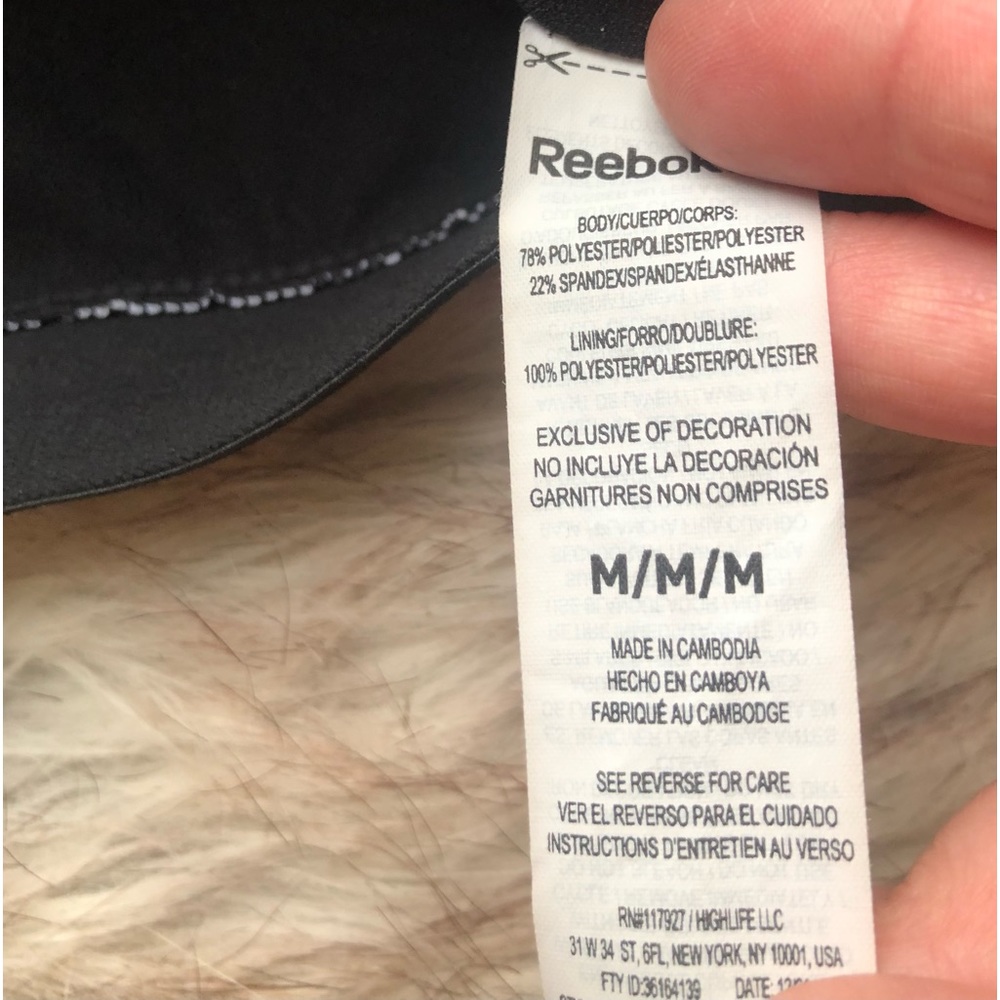 White & grey Reebok workout set - Picture 5 of 6